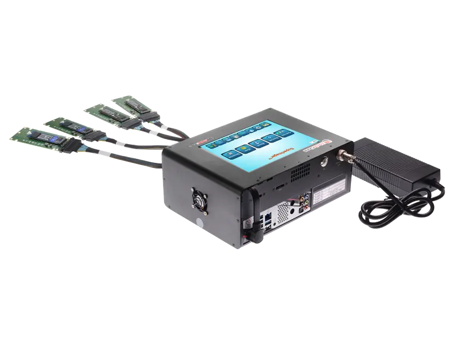 SuperImager Plus 8” Forensic Portable unit with NVMe and SATA mix ports - Image 2