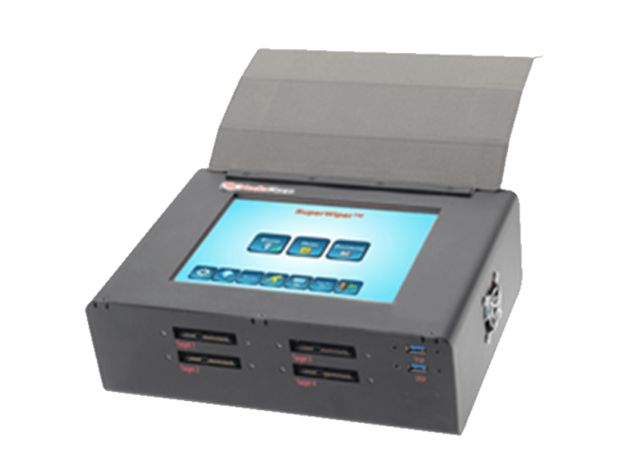 SUPERWIPER 8″ T3 ERASE SAS/SATA AND USB3.0/USB3.1 I7 – ERASE 12 STORAGE DEVICES /LINUX SAS 12GB/S AND NVME