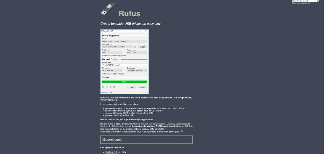 Rufus - Create bootable USB drives the easy way