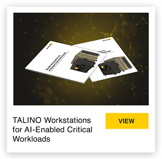 TALINO Workstations for AI-Enabled Critical Workloads