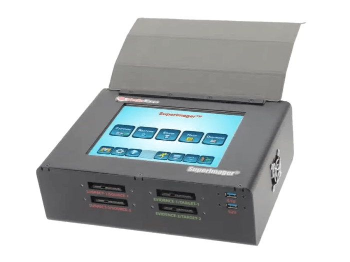SuperImager Plus 8" T4 Portable Forensic Imaging Unit with Thunderbolt and NVME Ports - Dual Open OS - Image 4
