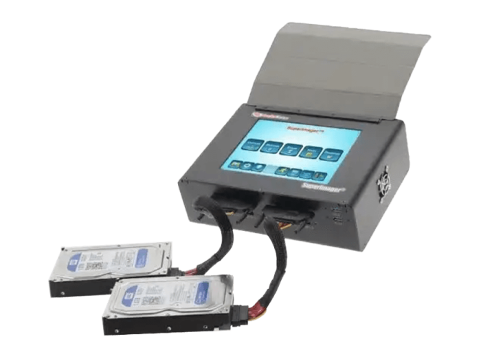 SuperImager Plus 8" T4 Portable Forensic Imaging Unit with Thunderbolt and NVME Ports - Dual Open OS - Image 2