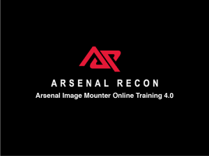 Arsenal Image Mounter 4.0