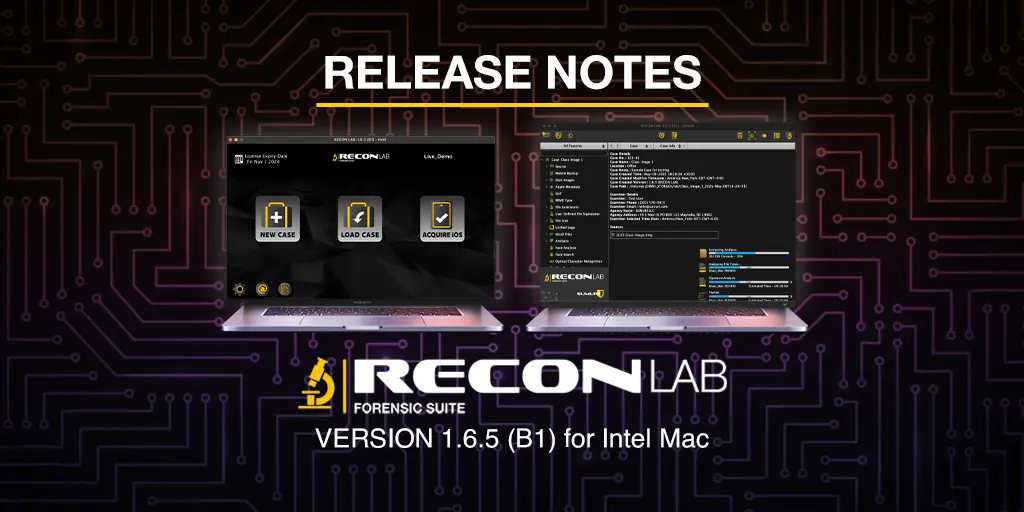 Recon lab Intel Macs - version 1.6.5(B1) Banner v4
