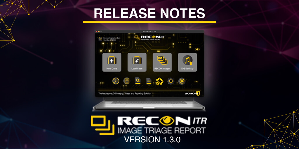 Recon ITR Release note Banner v2