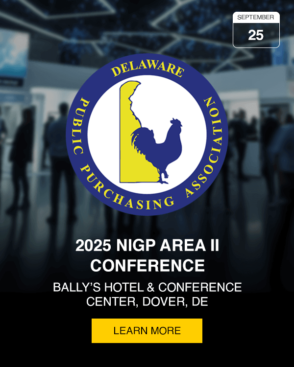 2025 Delaware NIGP Area II Conference event card
