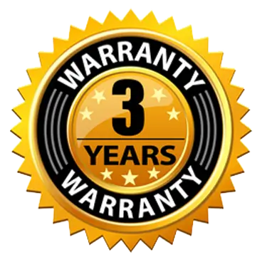 3 Years Warranty