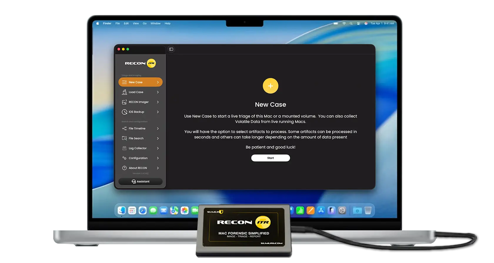 Macbook with Recon ITR
